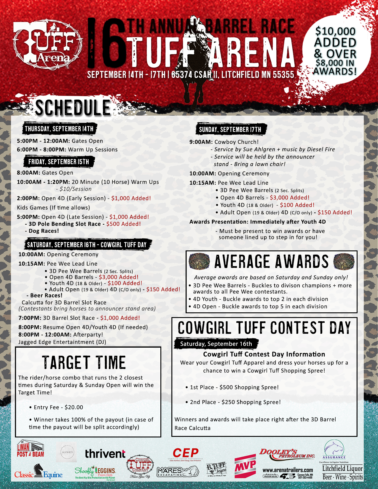 16th Annual Tuff Arena Barrel Race