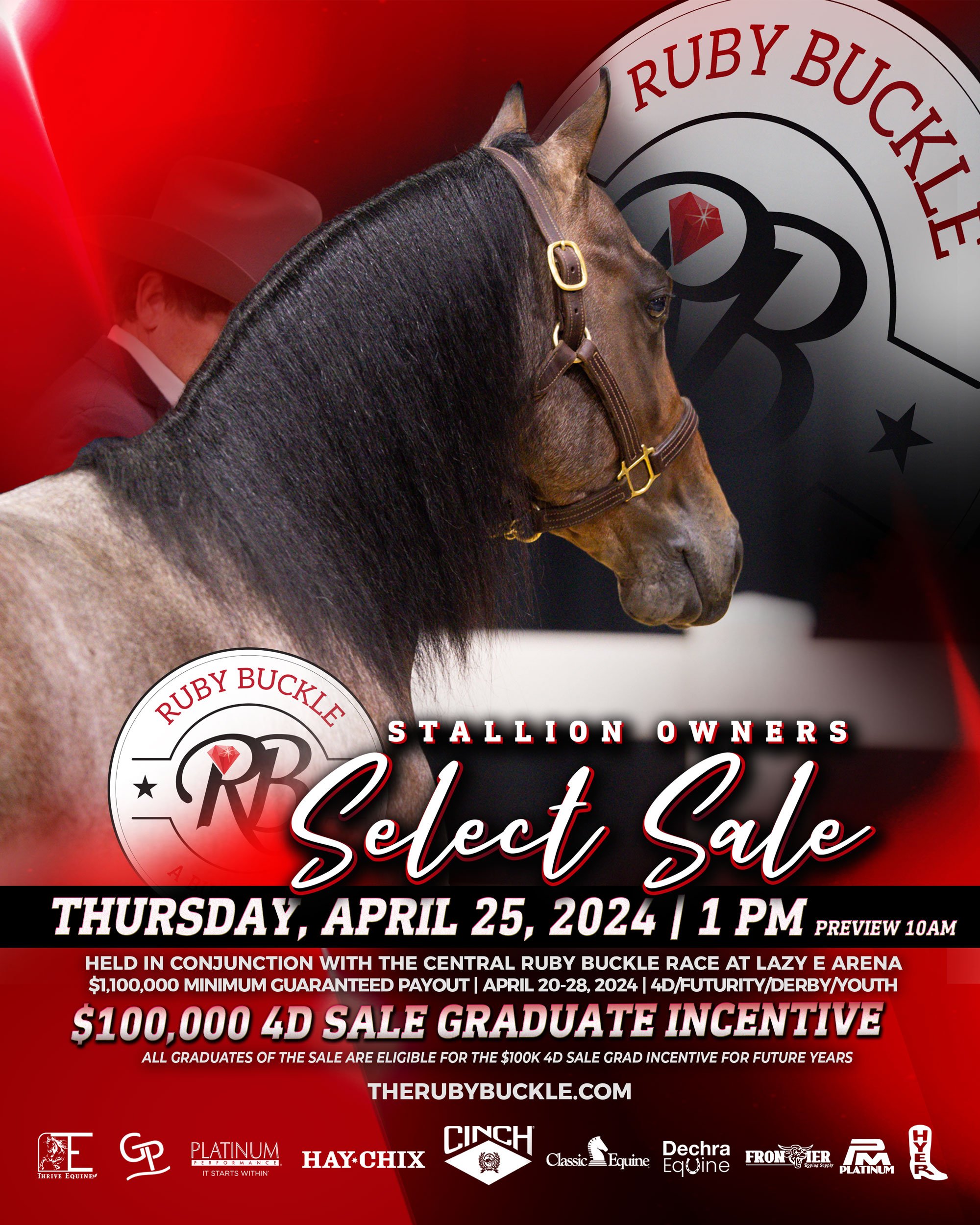 Ruby Buckle Central Horse Sale