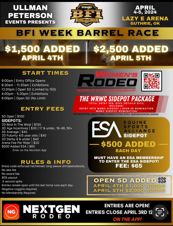 BFI Week Barrel Race