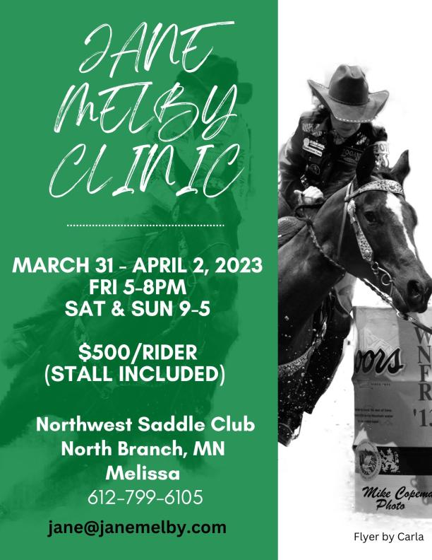Jane Melby Barrel Racing North Branch, MN