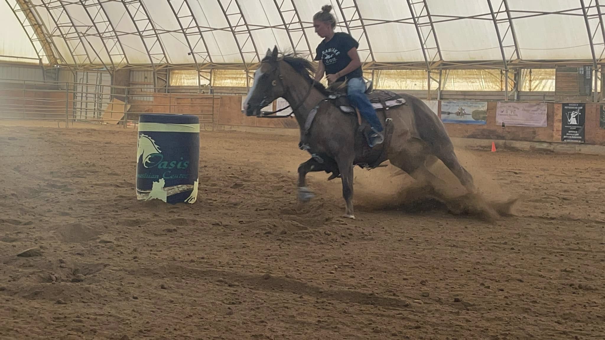 Trinity & Little P cashing in with their 1st competition together! 
